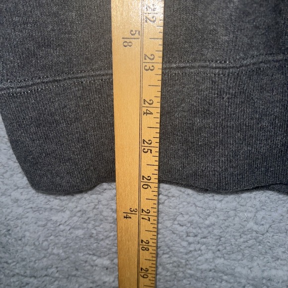 VTG Polo Ralph Lauren Sweater Men's Size L Gray/Blue Pony Shawl Collar Pullover - Picture 9 of 9